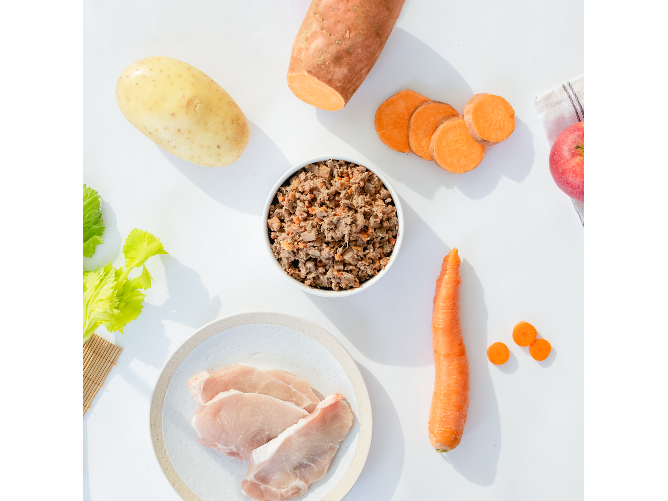Menú cocinado de cerdo para perros de Food for Joe